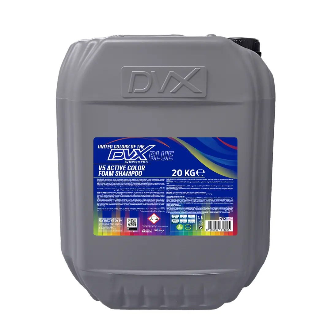 DVX | V5 Aktif Mavi Renkli Köpüklü Şampuan ( 20 kg ) - Görsel 5