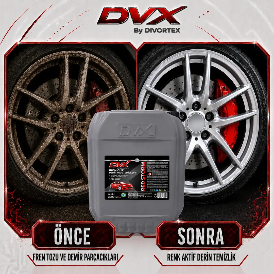 DVX | Red Storm Demir Tozu Temizleyici ( 20 kg ) - Görsel 4